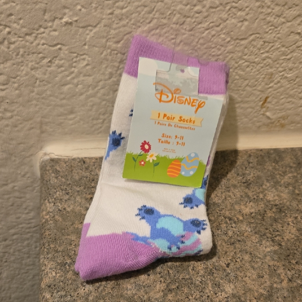 Disney Lavender and White Socks Nwt